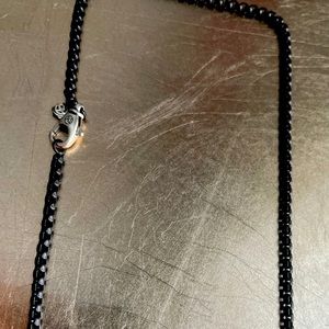 SMALL BOX CHAIN NECKLACE, 2.7MM